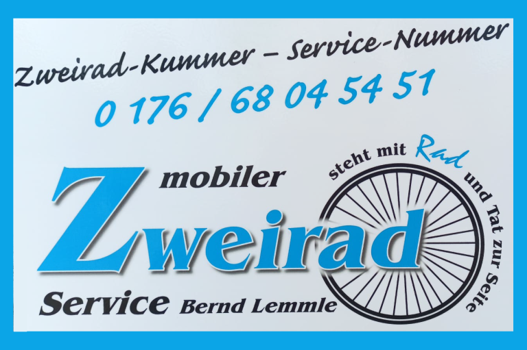 Zweirad Service Werkstattschild